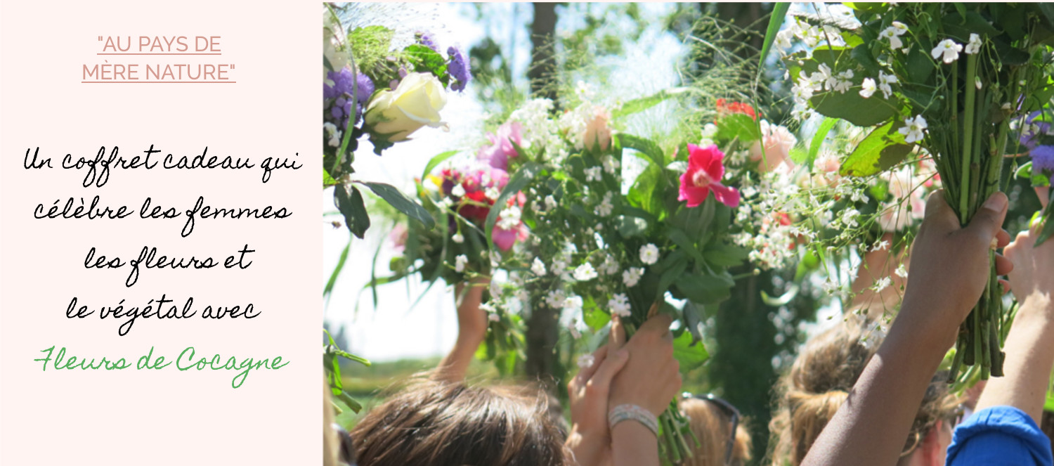 au pays de mère nature, une box jardinage bio en partenariat avec l'association vers l'insertion professionnelle des femmes, fleurs de cocagne - échoppe végétale