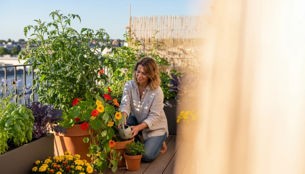 Associer légumes et fleurs en pot : 8 duos gagnants pour balcon - Image de couverture
