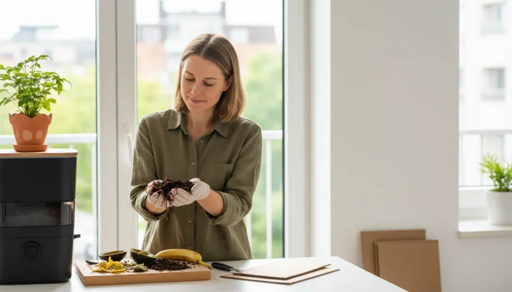 Lombricomposteur d’appartement: guide pour débutants - Image de couverture
