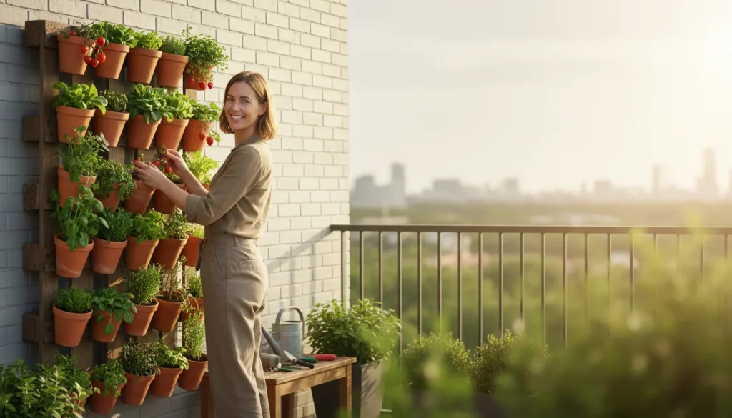 Potager vertical DIY: cultiver plus sur moins d’espace - Image de couverture