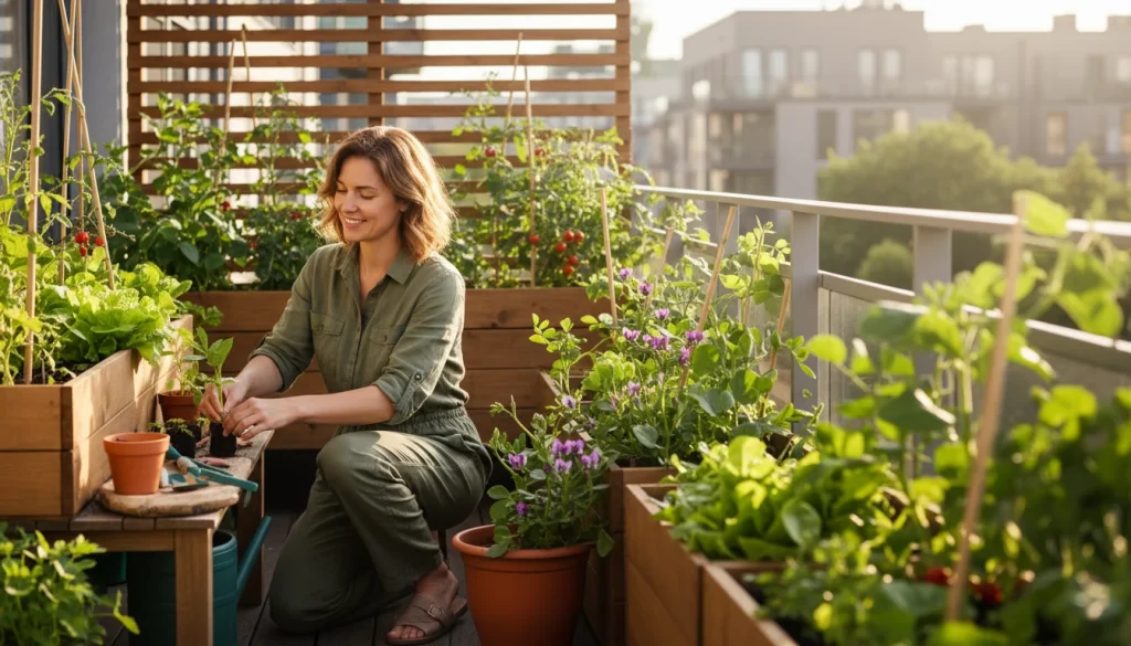 Rotation des cultures en bacs: calendrier urbain complet - Image de couverture