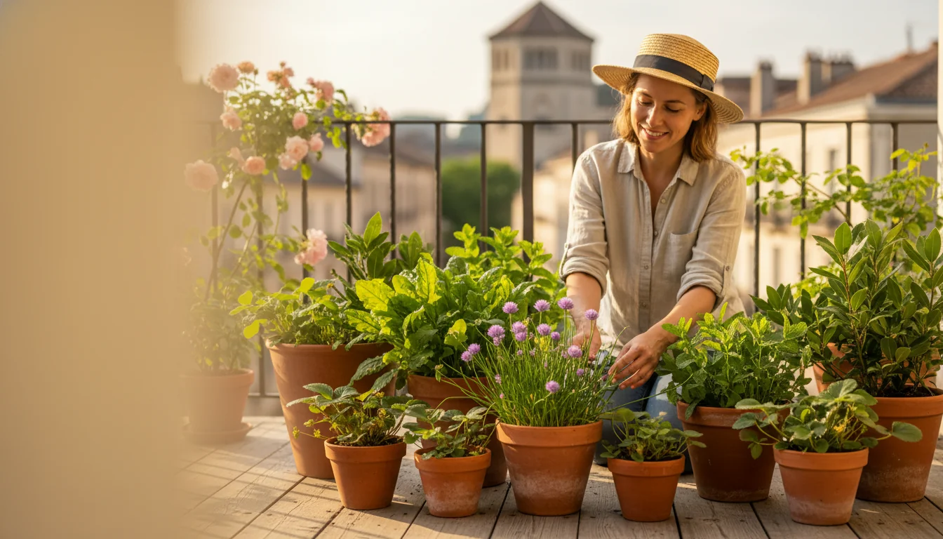 Vivaces comestibles en pot: récoltes faciles chaque année - Image de couverture